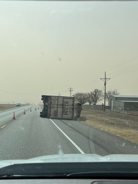 A brief bout of storms, then LOTS of wind & dust